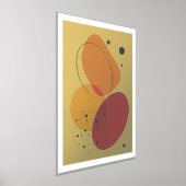 Organisch vormt modern poster 3 (Laagn)