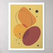 Organisch vormt modern poster 3 (Voorkant)