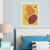 Organisch vormt modern poster 3 (Insitu (Slaapkamer))