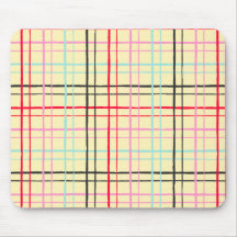 Organisch Wobbly Check Grid Patroon Retro Pop
