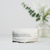 Organische Abstracte Waterverf Sieraden Designer Visitekaartje (Staand voorkant)