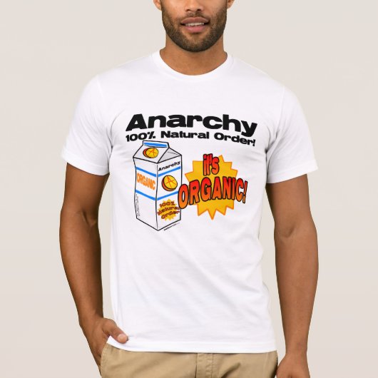 Organische anarchie t-shirt (Voorkant)
