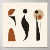 Organische Balansvormen Poster (Voorkant)