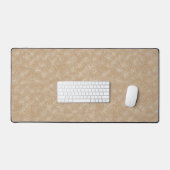 Organische bloemtextuur bureaumat (Keyboard & Muis)