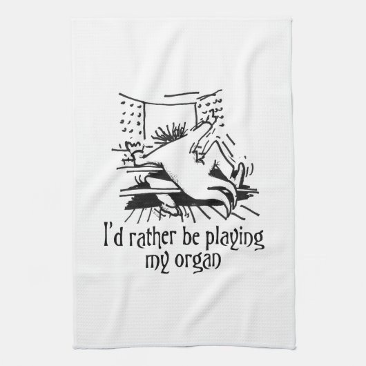 Organische cartoon theekdoek theedoek (Verticaal)