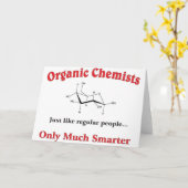 Organische chemici houden gewoon van gewone mensen kaart (Gele Bloem)