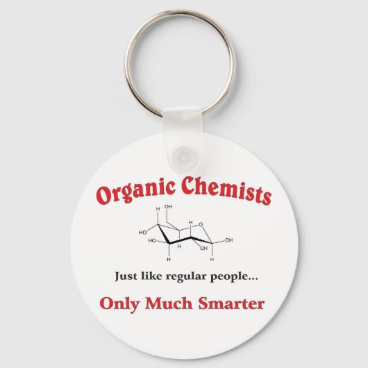 Organische chemici houden gewoon van gewone mensen sleutelhanger (Voorkant)