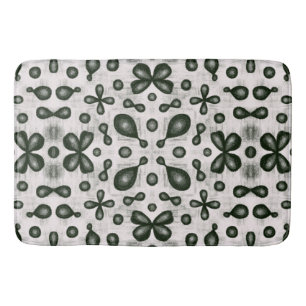 Organische chemie atomaire orbitalen zwart-wit badmat