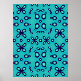 Organische Chemie Atomic Orbitals Patroon Poster