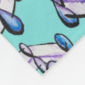 Organische chemie Benzeenmoleculen Fleece Deken (Hoek)