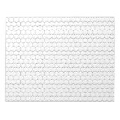 Organische Chemie Hexagonaal Groot Grafiekdocument Notitieblok (Voorkant)