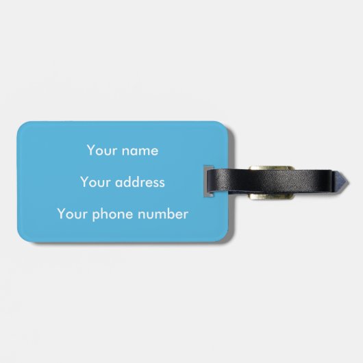 Organische Chemie Molecule Patroon Wetenschap Geek Bagagelabel (Achterkant horizontaal)