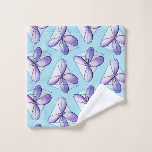 Organische chemie Molecule Pattern Geek Science Bad Handdoek (Wasdoekje)