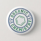 Organische chemie ronde button 5,7 cm (Voorkant)