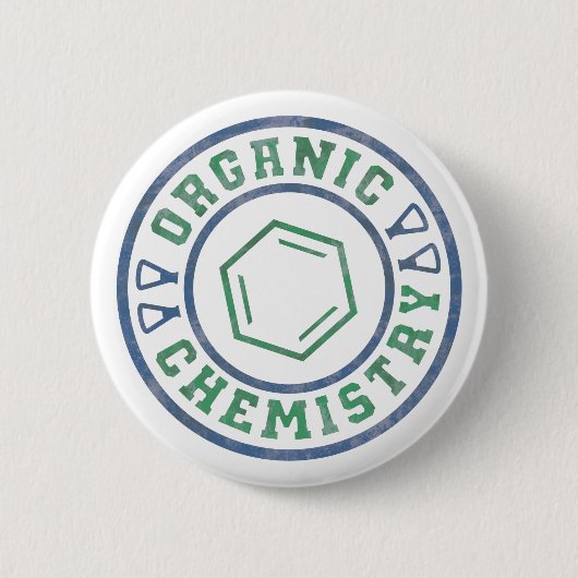 Organische chemie ronde button 5,7 cm (Voorkant)