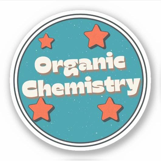 Organische Chemie Sticker (Voorkant)
