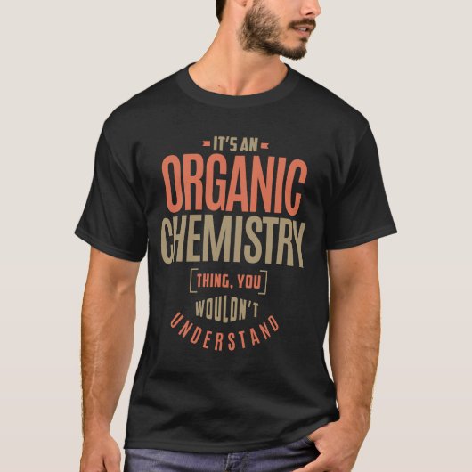 Organische chemie t-shirt (Voorkant)
