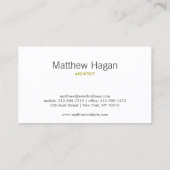 Organische Cirkelvormen Patroon in Grijs/Wit Visitekaartje (Achterkant)