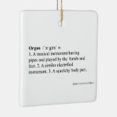 "Organische" definitie - Humor Music Dictionary En Keramisch Ornament (Rechts)