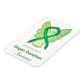 Organische donatie Groene Bewustmaking Koolstofmag Magneet (Linkerzijde)