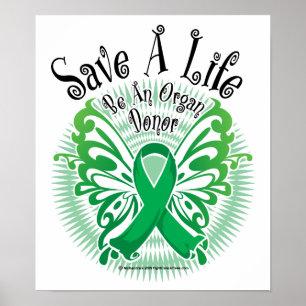 Organische donorvlieg 3 poster