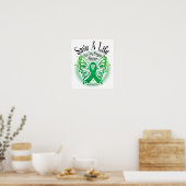 Organische donorvlieg 3 poster (Keuken)