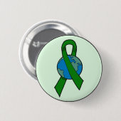 Organische donorwereld ronde button 5,7 cm (Voorkant /achterkant)