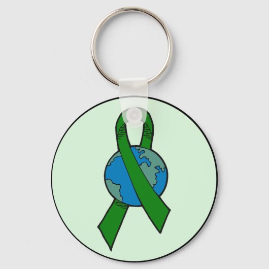 Organische donorwereld sleutelhanger (Voorkant)