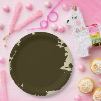 Organische eenvoud papieren bordje