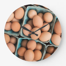 Organische eieren in kratten
