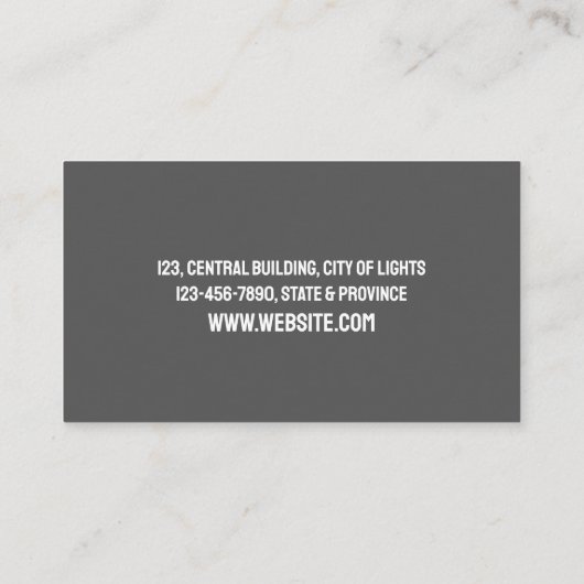 Organische Eieren QR-code Visitekaartje (Achterkant)