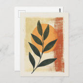 Organische geometrie #112 briefkaart (Voorkant / Achterkant)