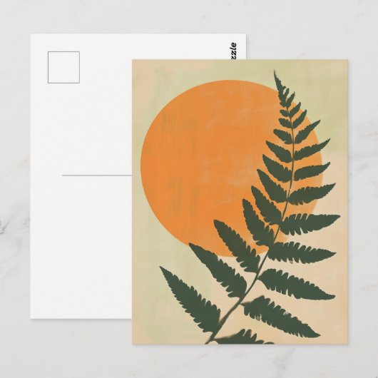 Organische geometrie #114 briefkaart (Voorkant / Achterkant)