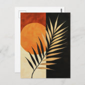 Organische geometrie #115 briefkaart (Voorkant / Achterkant)