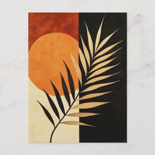 Organische geometrie #115 briefkaart (Voorkant)