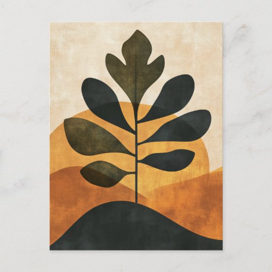 Organische geometrie #117 briefkaart (Voorkant)