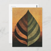 Organische geometrie #120 briefkaart (Voorkant / Achterkant)