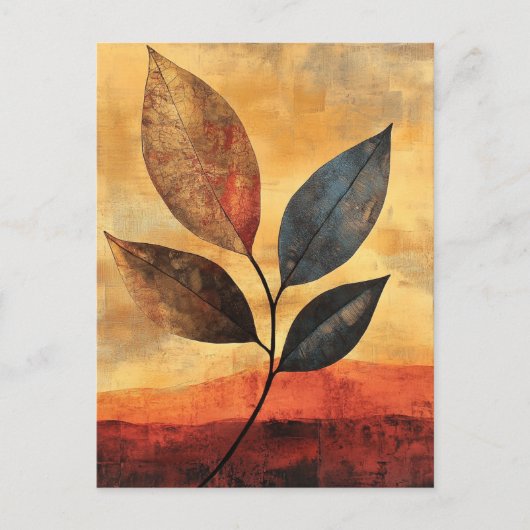 Organische geometrie #121 briefkaart (Voorkant)