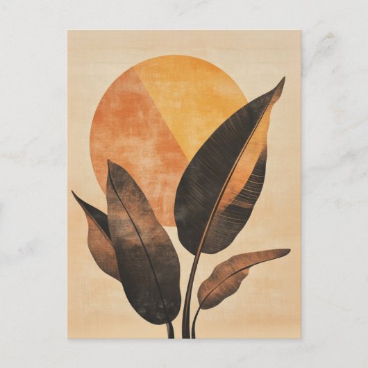 Organische geometrie #123 briefkaart (Voorkant)