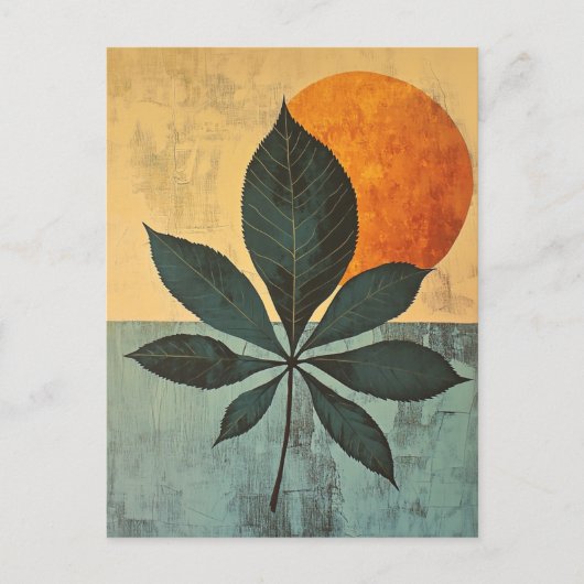 Organische geometrie #124 briefkaart (Voorkant)