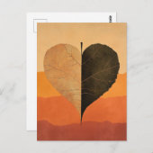 Organische geometrie #126 briefkaart (Voorkant / Achterkant)