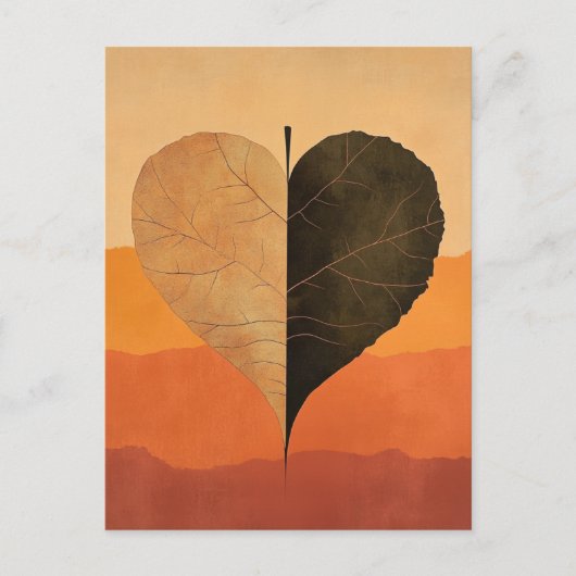 Organische geometrie #126 briefkaart (Voorkant)