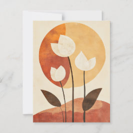 Organische geometrie #128 briefkaart