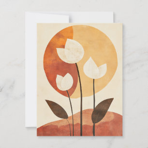 Organische geometrie #128 briefkaart