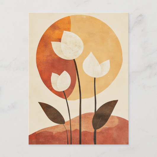 Organische geometrie #128 briefkaart (Voorkant)