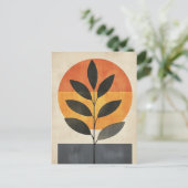 Organische geometrie #129 briefkaart (Staand voorkant)