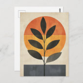 Organische geometrie #129 briefkaart (Voorkant / Achterkant)