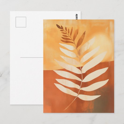 Organische geometrie #130 briefkaart (Voorkant / Achterkant)