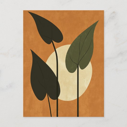 Organische geometrie #131" briefkaart (Voorkant)