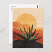 Organische geometrie #132 briefkaart (Voorkant / Achterkant)